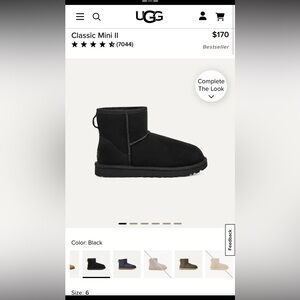 UGG Classic Mini II in Black